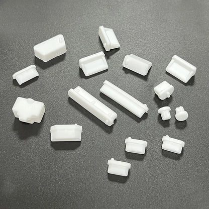 16-teiliges Set universeller staubdichter Notebook-Anschlussstecker Silikon-Protektor USB elastischer Laptop-Computer-Abdeckungsstopper
