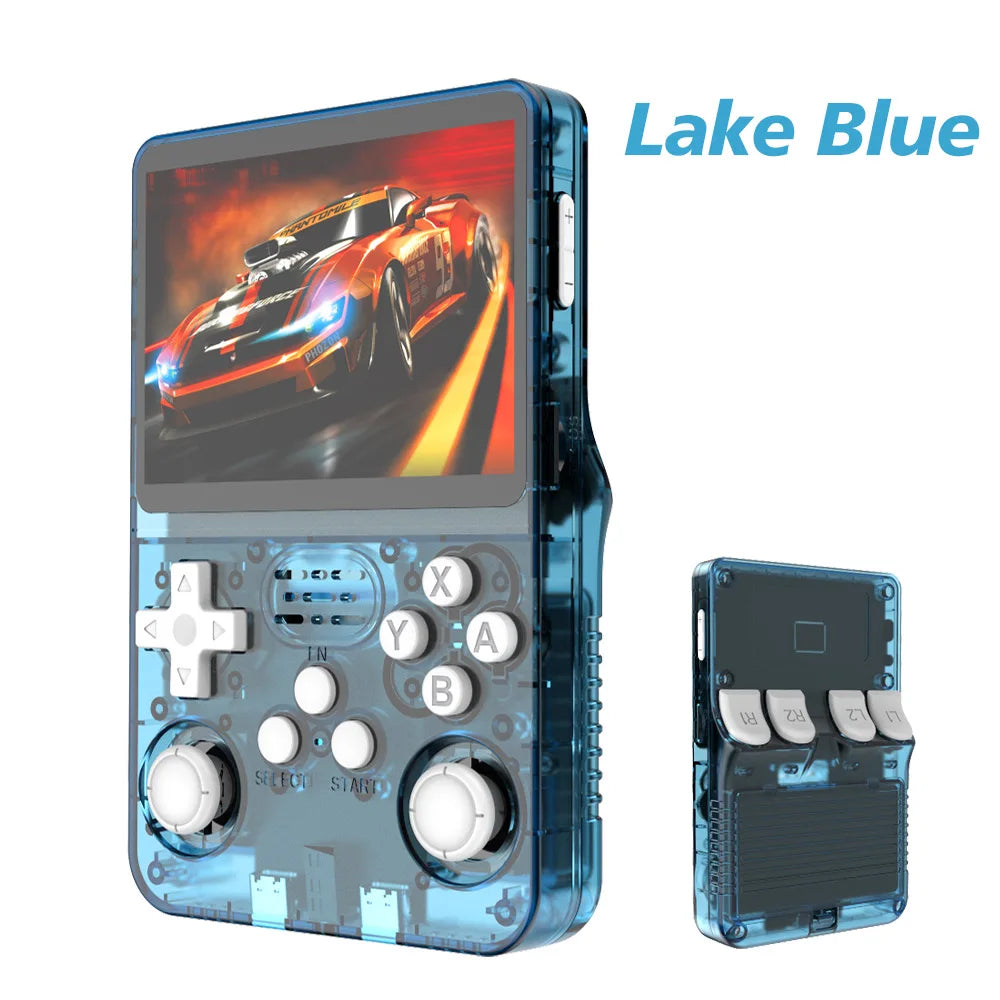 R36S Retro Handheld-Videospielkonsole Linux-System 3,5 Zoll IPS-Bildschirm 3000mAh Akku 64G/128G TF-Karte Vorinstallierte Spiele