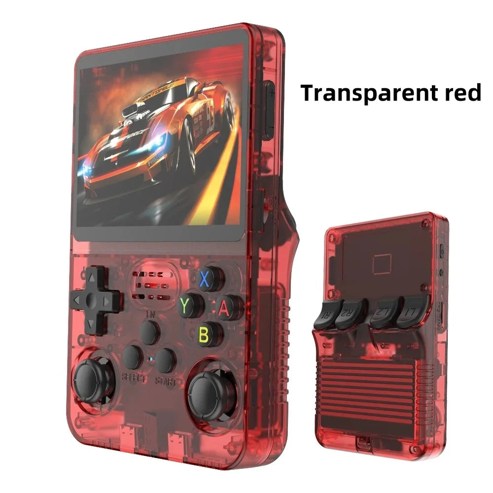 R36S Retro Handheld-Videospielkonsole Linux-System 3,5 Zoll IPS-Bildschirm 3000mAh Akku 64G/128G TF-Karte Vorinstallierte Spiele