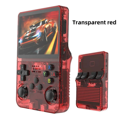 R36S Retro Handheld-Videospielkonsole Linux-System 3,5 Zoll IPS-Bildschirm 3000mAh Akku 64G/128G TF-Karte Vorinstallierte Spiele
