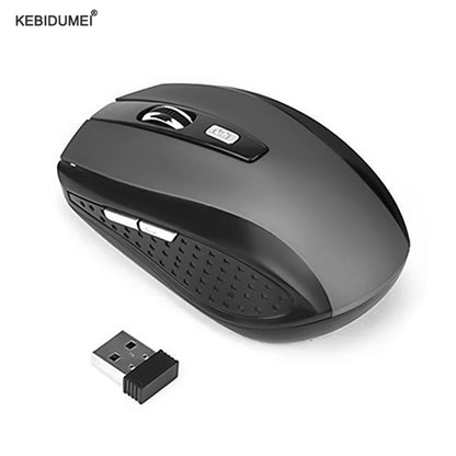 2.4G Funkmaus 2.4Ghz Gaming Maus 6D Optische Kabellose Maus Schlanke Mini Geräuschlose Mäuse DPI1600 für Macbook PC Laptop
