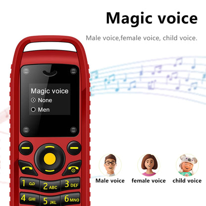 SERVO B25 Tasten-Mini-Mobiltelefon 2 SIM-Standby Bluetooth-Wählfunktion Umgebungs-Verschleiß-Blacklist Kleinste Backup-Handys für den Sport