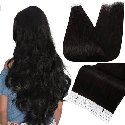 Full Shine Tape In 100% Remy Human Hair Straight Double Sided Blonde Comfortable Silky Natural Tape ins For Women