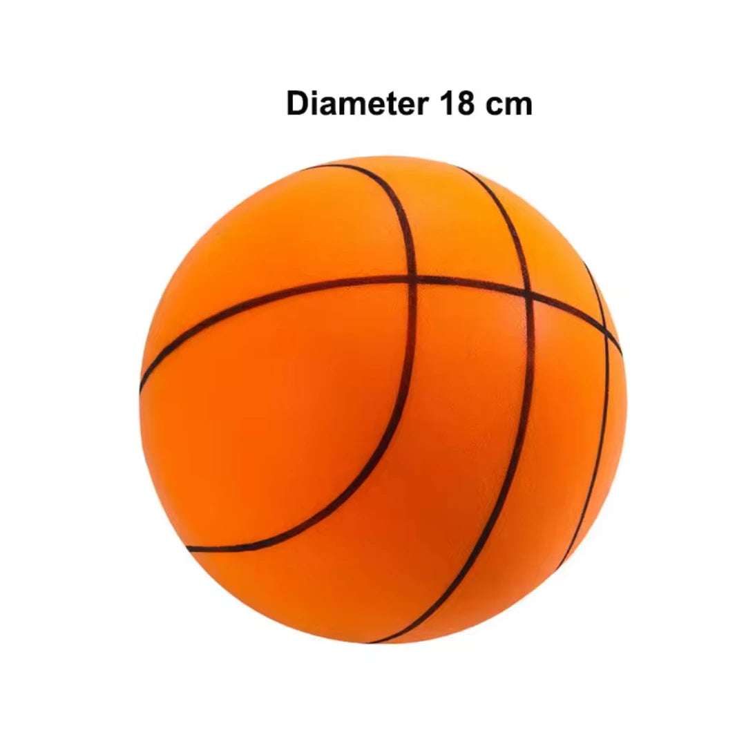 Lautloser Basketball Geräuschlos Geräuscharm Hohe Dichte Weicher PU-Schaum Quetschbarer Ball Indoor Stummer Prellender Basketball Kindersportspielzeug