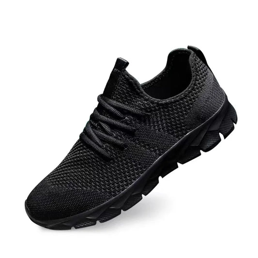 Men's shoes Four Seasons new plus size Flying weaving Lightweight Breathable Casual Sports Shoes Soft Sole Outdoor Running Shoes