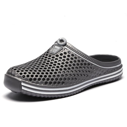 YRZL Herrenschuhe Strandpantoffeln Unisex Hohl Casual Damen Strandsandalen Flip-Flops Schuhe Rutschfest Größe 36-45 Herrenpantoffeln