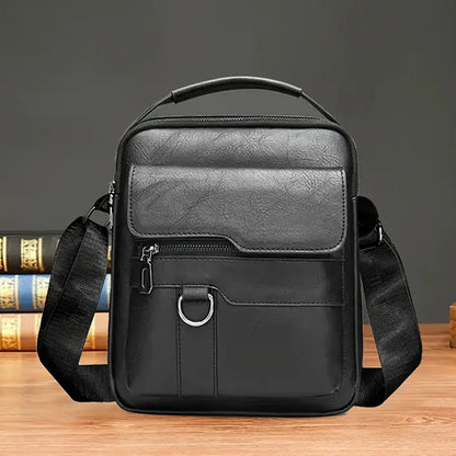 Unisex-Business-Umhängetasche, geeignet für Geschäftsreisen, aus PU-Material