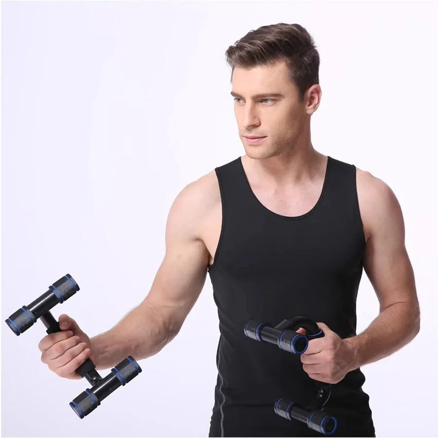 Rutschfeste Push-up-H-Stange Heimtrainer Kraftrahmen Fitnessgriff Liegestützstange Arm- und Brustmuskeltraining