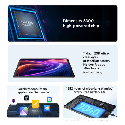 Original Lenovo Xiaoxin Pad 11 2025 Tablet  11" 2.5K Screen MediaTek Dimensity 6300  CN Version7040mAh WIFI Android Tab PC Pad