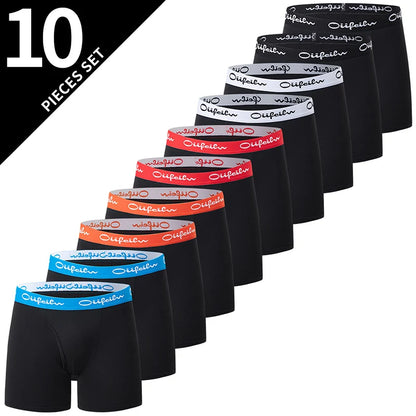 4/5/10 Fashion Four Seasons Men's Long Casual Daily Youth Sports Shorts Comfortable Breathable Sweat Absorbing Elastic Shorts