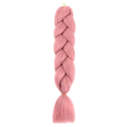 24Inch Synthetic Long Box Jumbo Braiding Hair Extensions Yaki Straight Texture for Women  Dreadlocks