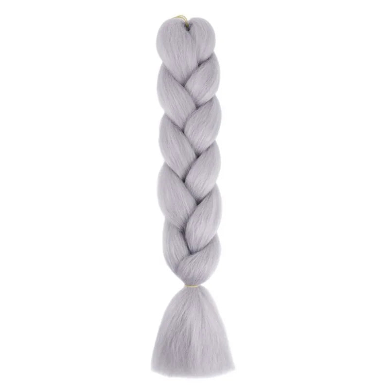 24Inch Synthetic Long Box Jumbo Braiding Hair Extensions Yaki Straight Texture for Women  Dreadlocks