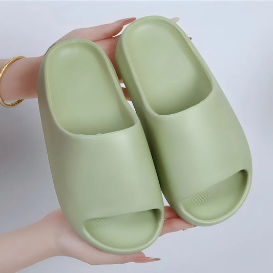 Kokosnuss-Hausschuhe: Fühlen Sie sich wie auf Wolken – Sandalen mit dicker Sohle, Sommer, neu, rutschfest, zum Tragen (Schuhkarton nicht enthalten)