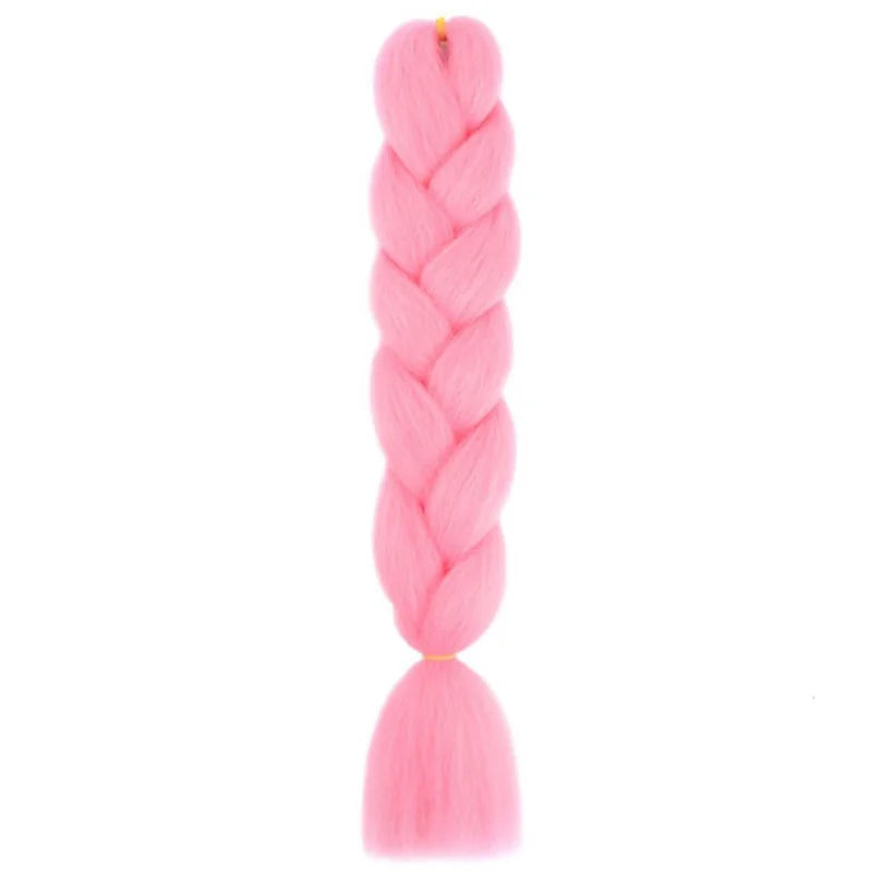 24Inch Synthetic Long Box Jumbo Braiding Hair Extensions Yaki Straight Texture for Women  Dreadlocks
