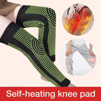 Paar Dot Heating Kniepolster Bandage Sport Knieschoner Turmalin Kniebandage zur Linderung von Arthrose Gelenkschmerzen Erholung Unisex