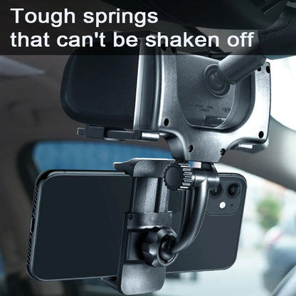 SEAMETAL Rückspiegel-Handyhalterung für Autos, freie Rotationsanpassung, stabile Smartphone-Navigationshalterung