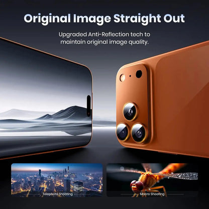For Phone 17 Pro Max 17 Pro Camera Lens Protector Strong Adsorption Metal Ziai Glass Camera Screen Full Protective Cover