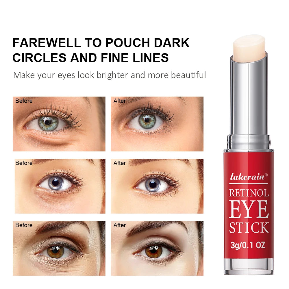 Retinol Augencreme Aufhellend Augenringe Straffende Haut Sofortiges Augenreparatur-Serum-Stift für Frauen Augenpflege