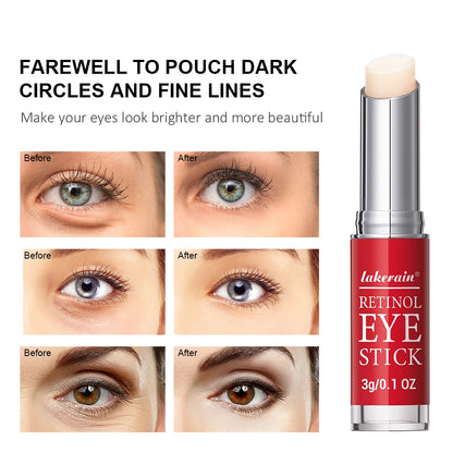 Retinol Augencreme Aufhellend Augenringe Straffende Haut Sofortiges Augenreparatur-Serum-Stift für Frauen Augenpflege