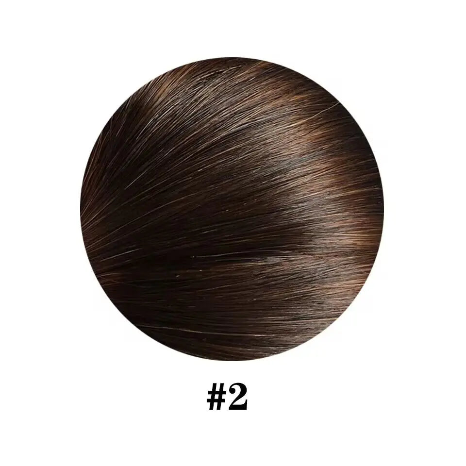 120G 8Pcs/Sets Clip In Hair Extensions Human Hair 10 to 26 Inch Brazilian Remy Straight Hair Natural Black 4 613 Color For Women