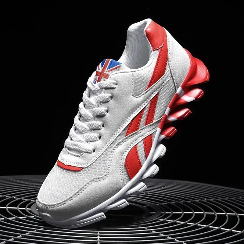 Markentrend Größe 46 47 48 Herren Strapazierfähige Dämpfende Dicksohlige Fitness-Sneaker Outdoor Atmungsaktive Laufschuhe für Herren