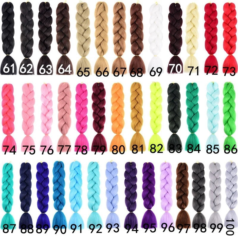 24Inch Synthetic Long Box Jumbo Braiding Hair Extensions Yaki Straight Texture for Women  Dreadlocks