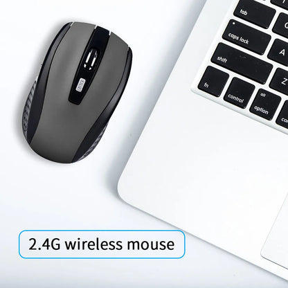2.4G Funkmaus 2.4Ghz Gaming Maus 6D Optische Kabellose Maus Schlanke Mini Geräuschlose Mäuse DPI1600 für Macbook PC Laptop