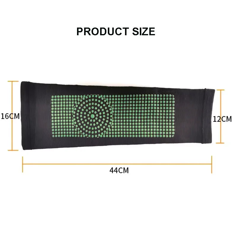 Paar Dot Heating Kniepolster Bandage Sport Knieschoner Turmalin Kniebandage zur Linderung von Arthrose Gelenkschmerzen Erholung Unisex