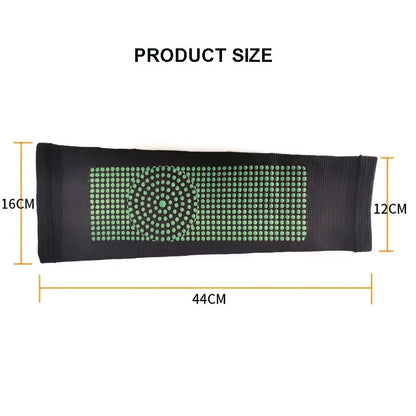 Paar Dot Heating Kniepolster Bandage Sport Knieschoner Turmalin Kniebandage zur Linderung von Arthrose Gelenkschmerzen Erholung Unisex