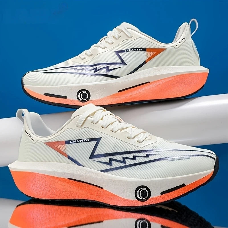 Herren Modische Freizeit Bequeme Sportschuhe - Atmungsaktives Obermaterial aus Stoff, Rutschfeste, Abriebfeste, Stoßdämpfende Sohle, Schnürschuhe mit runder Zehenpartie, Geeignet für alle Jahreszeiten