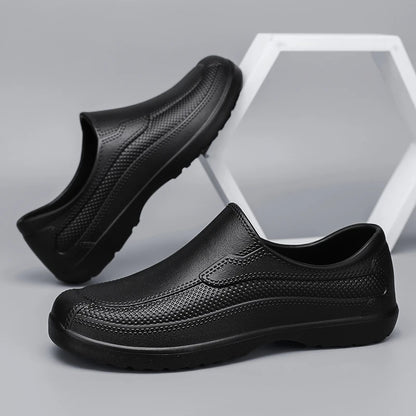 In-Stock Waterproof Food-Grade Shoes, Outdoor Work Safety Shoes, Waterproof and Wear-Resistant, Ultra-Light Slip-On Rain Shoes, Work Shoes