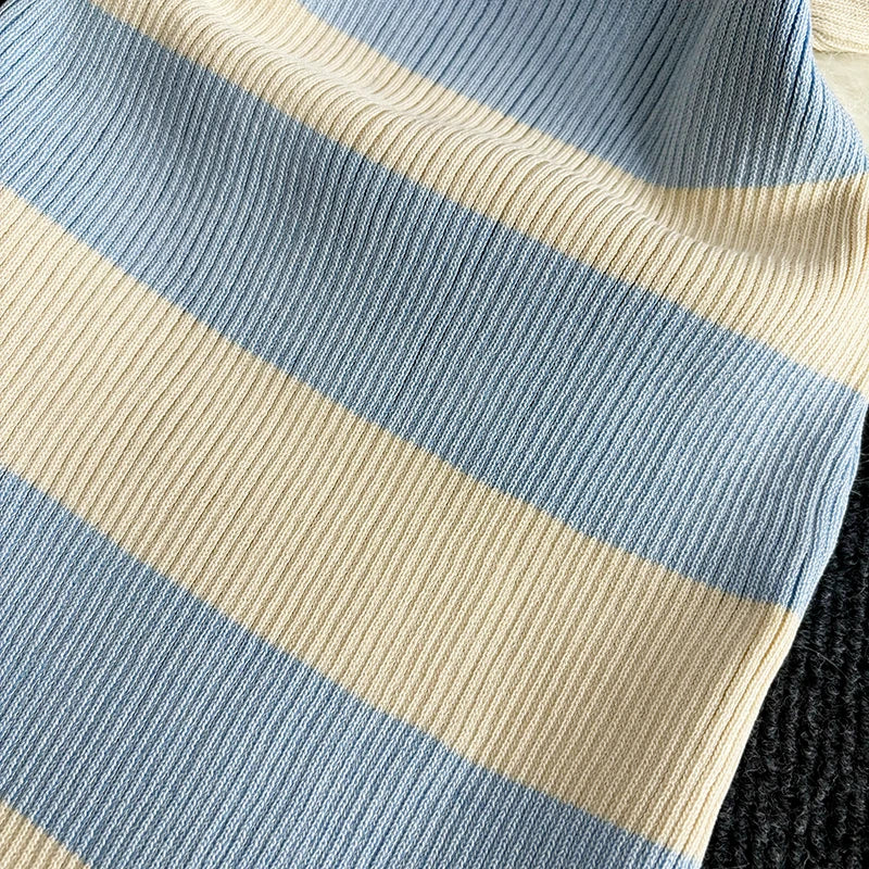 2024 gestreiftes Sommer-Kleid mit elastischem Schlitz, eng anliegend, sexy Strandurlaub, Sonnenkleid für Damen, lässiges, schlankes Bleistiftkleid, langes Maxikleid