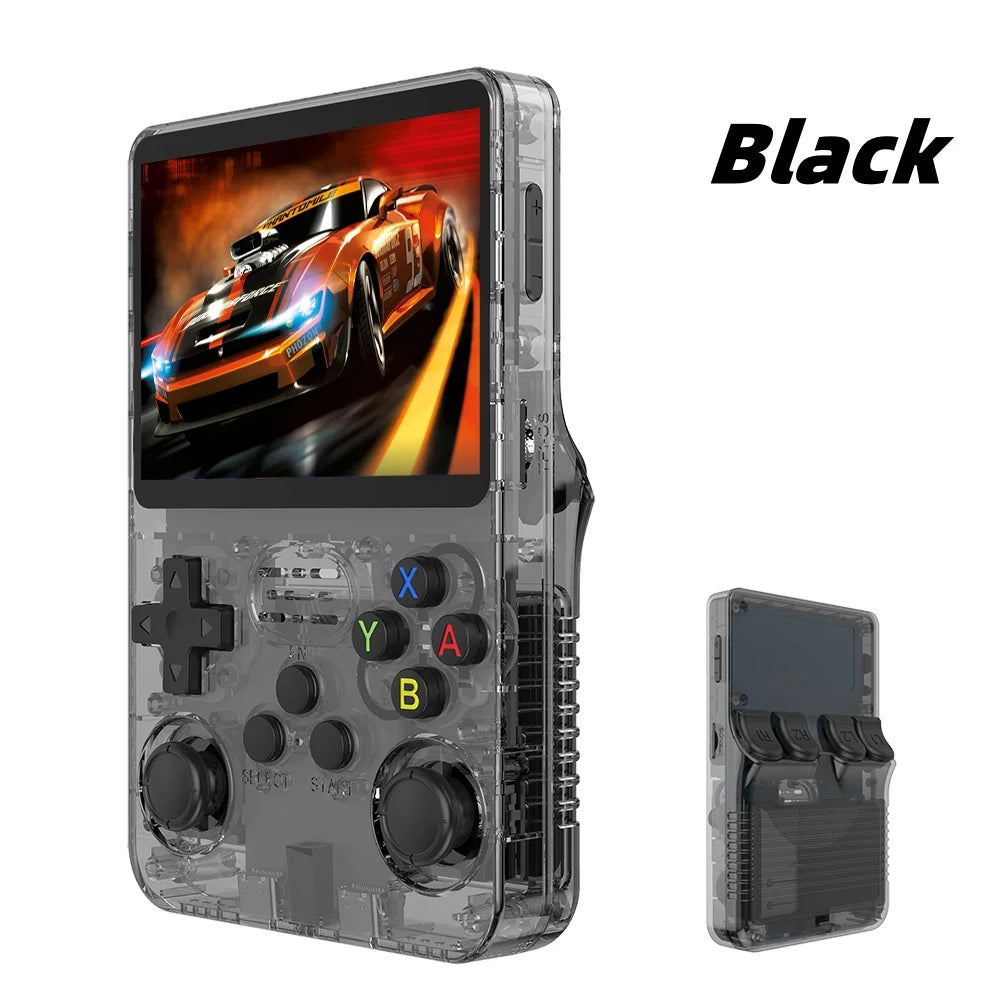 R36S Retro Handheld-Videospielkonsole Linux-System 3,5 Zoll IPS-Bildschirm 3000mAh Akku 64G/128G TF-Karte Vorinstallierte Spiele