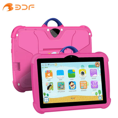 Neues 7-Zoll-5G-WLAN-Tablet für Kinder – ideal zum Lernen und für Bildungszwecke. Quad-Core-Prozessor, 4 GB RAM, 64 GB ROM, WLAN-fähig, inklusive Tragetasche. Perfekt als Geschenk für Kinder.