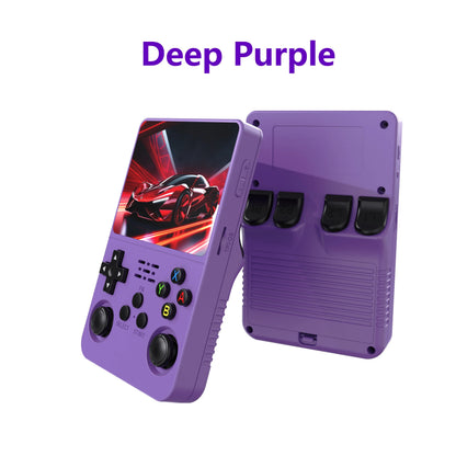 R36S Retro Handheld-Videospielkonsole Linux-System 3,5 Zoll IPS-Bildschirm 3000mAh Akku 64G/128G TF-Karte Vorinstallierte Spiele