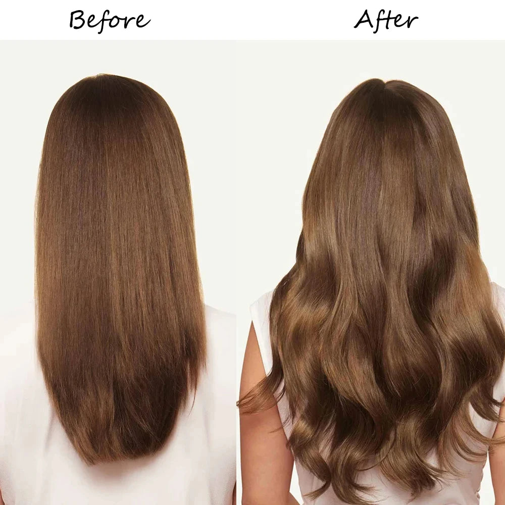 #6 Light Brown Bone Straight Clip In Hair Extensions 1 Piece 5 Clips Full Head One-Piece Clip In Human Hair Extensions 100G/Set