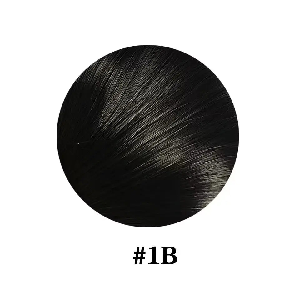 120G 8Pcs/Sets Clip In Hair Extensions Human Hair 10 to 26 Inch Brazilian Remy Straight Hair Natural Black 4 613 Color For Women