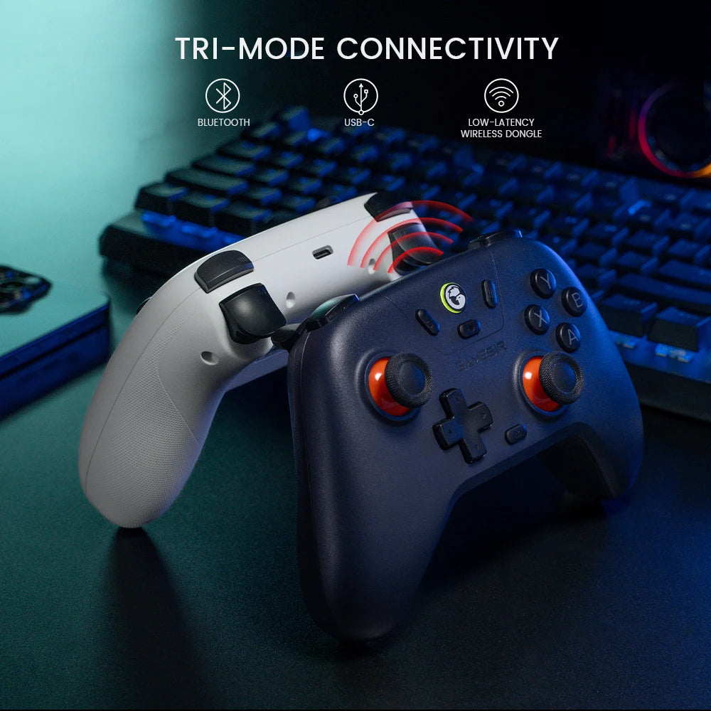 GameSir Nova Lite Kabelloser Gamepad-Controller mit Bluetooth, Dongle, Kabel für Switch, Android, iOS, PC & Steam-Spiele