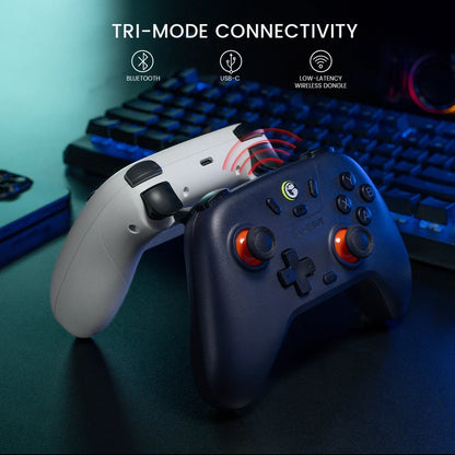 GameSir Nova Lite Kabelloser Gamepad-Controller mit Bluetooth, Dongle, Kabel für Switch, Android, iOS, PC & Steam-Spiele