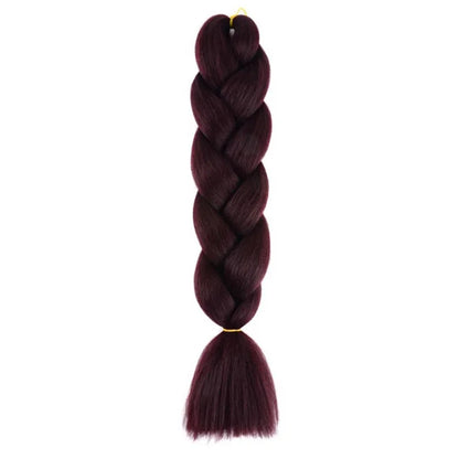 24Inch Synthetic Long Box Jumbo Braiding Hair Extensions Yaki Straight Texture for Women  Dreadlocks