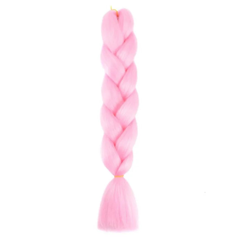 24Inch Synthetic Long Box Jumbo Braiding Hair Extensions Yaki Straight Texture for Women  Dreadlocks