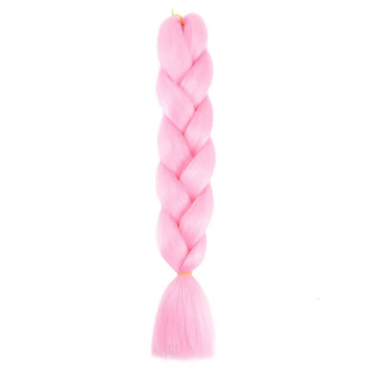 24Inch Synthetic Long Box Jumbo Braiding Hair Extensions Yaki Straight Texture for Women  Dreadlocks