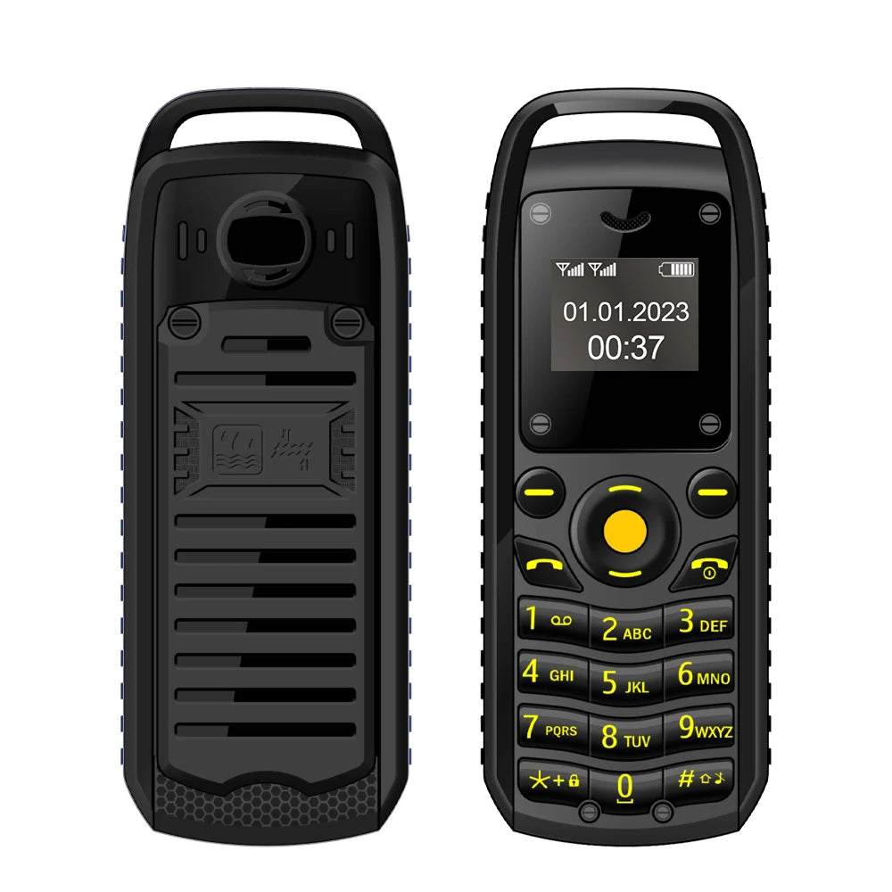 SERVO B25 Tasten-Mini-Mobiltelefon 2 SIM-Standby Bluetooth-Wählfunktion Umgebungs-Verschleiß-Blacklist Kleinste Backup-Handys für den Sport