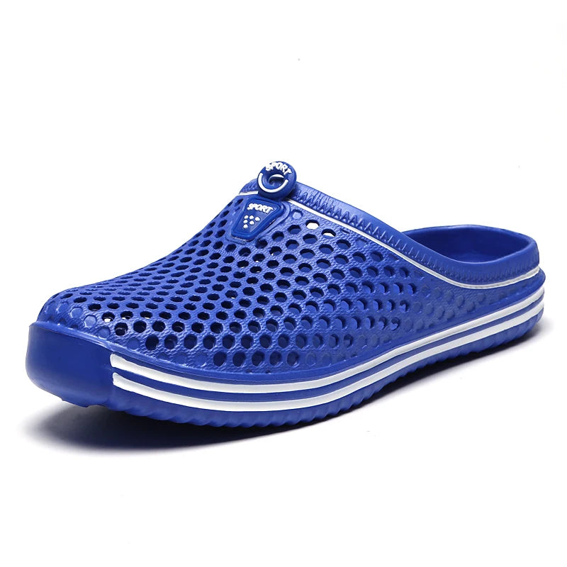 YRZL Herrenschuhe Strandpantoffeln Unisex Hohl Casual Damen Strandsandalen Flip-Flops Schuhe Rutschfest Größe 36-45 Herrenpantoffeln