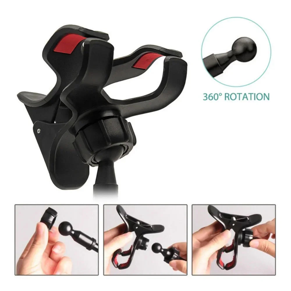 Verstellbarer Handyhalter mit langem Arm | Universelle Bett-Schreibtischhalterung | Passend für iPhone Samsung Xiaomi Huawei alle Modelle