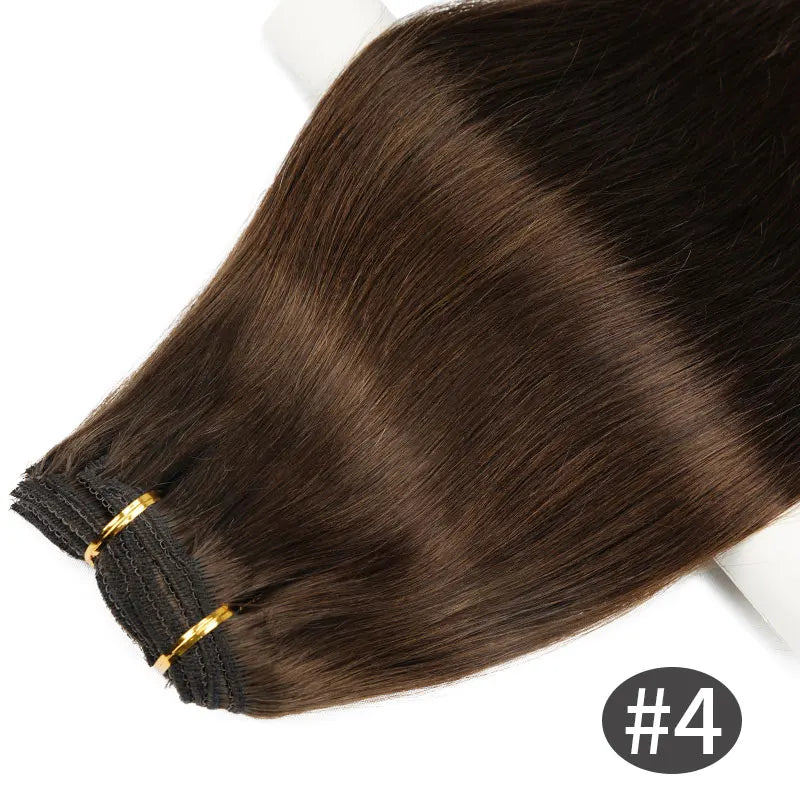 Doreen 160G 200G 240G Volume Series Brazilian Machine Remy Straight Clip In Human Hair Extensions  Full Head 10Pcs 14 to 24 Inch