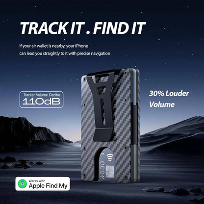 Geldbörse Integriertem Airtag-Chip RFID Blockierendem Kreditkartenfach