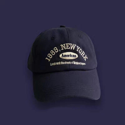 Koreanische Retro-Baseballkappe Damen Herbst Winter Vielseitig Ins Street Buchstabengestickte Mützen Sommer Paar Herren Offizielle Website
