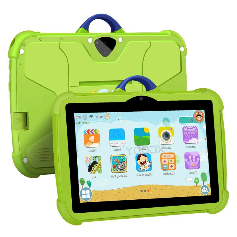 Neues 7-Zoll-5G-WLAN-Tablet für Kinder – ideal zum Lernen und für Bildungszwecke. Quad-Core-Prozessor, 4 GB RAM, 64 GB ROM, WLAN-fähig, inklusive Tragetasche. Perfekt als Geschenk für Kinder.