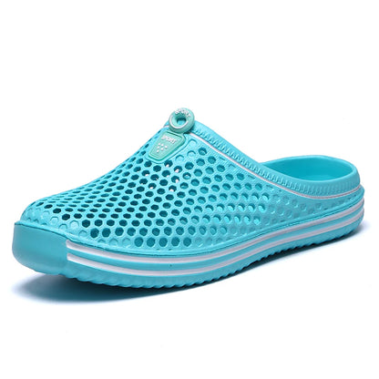 YRZL Herrenschuhe Strandpantoffeln Unisex Hohl Casual Damen Strandsandalen Flip-Flops Schuhe Rutschfest Größe 36-45 Herrenpantoffeln